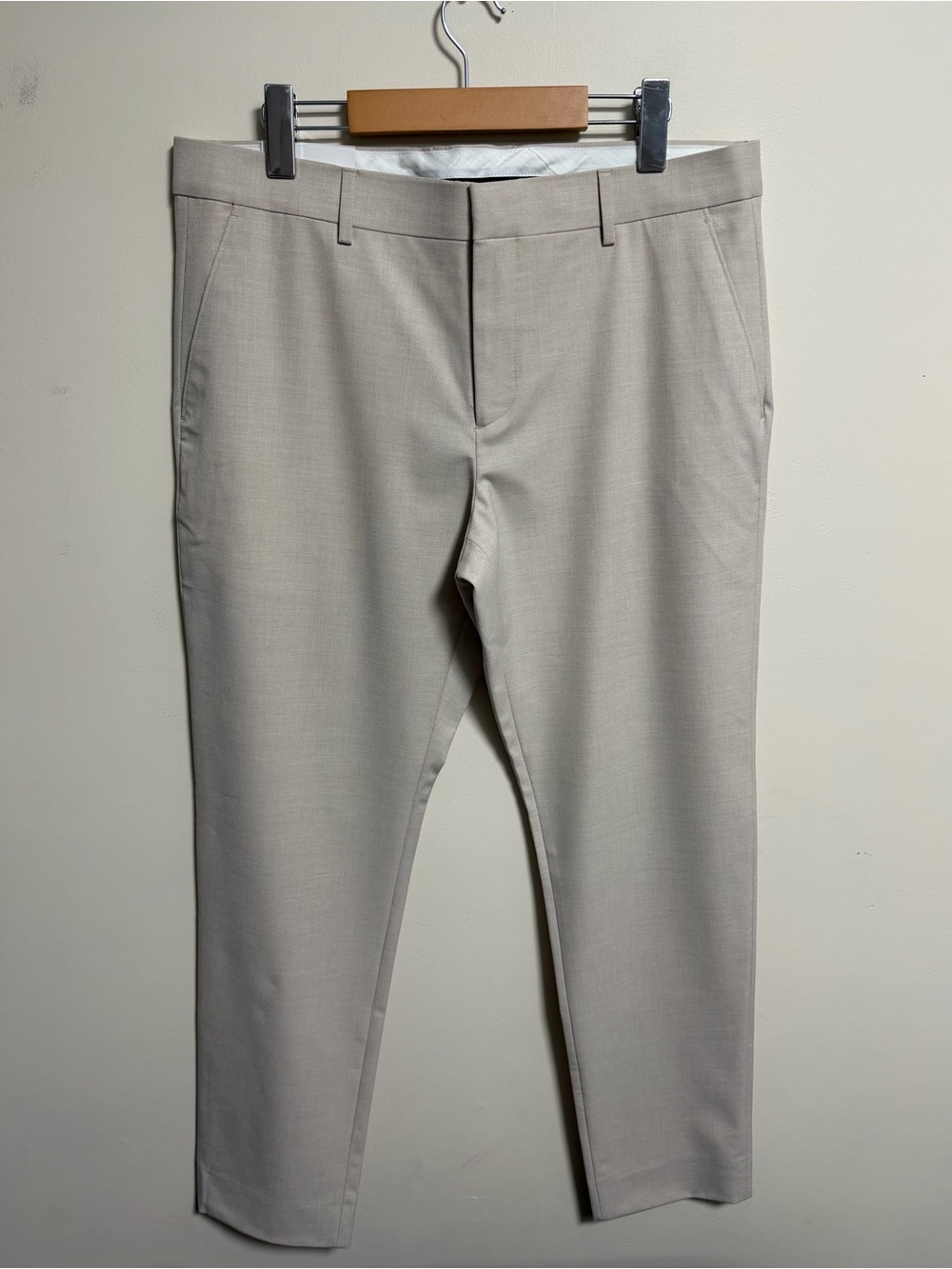 RW&CO Men’s Light Beige Dress Pants Slim Fit 34x32